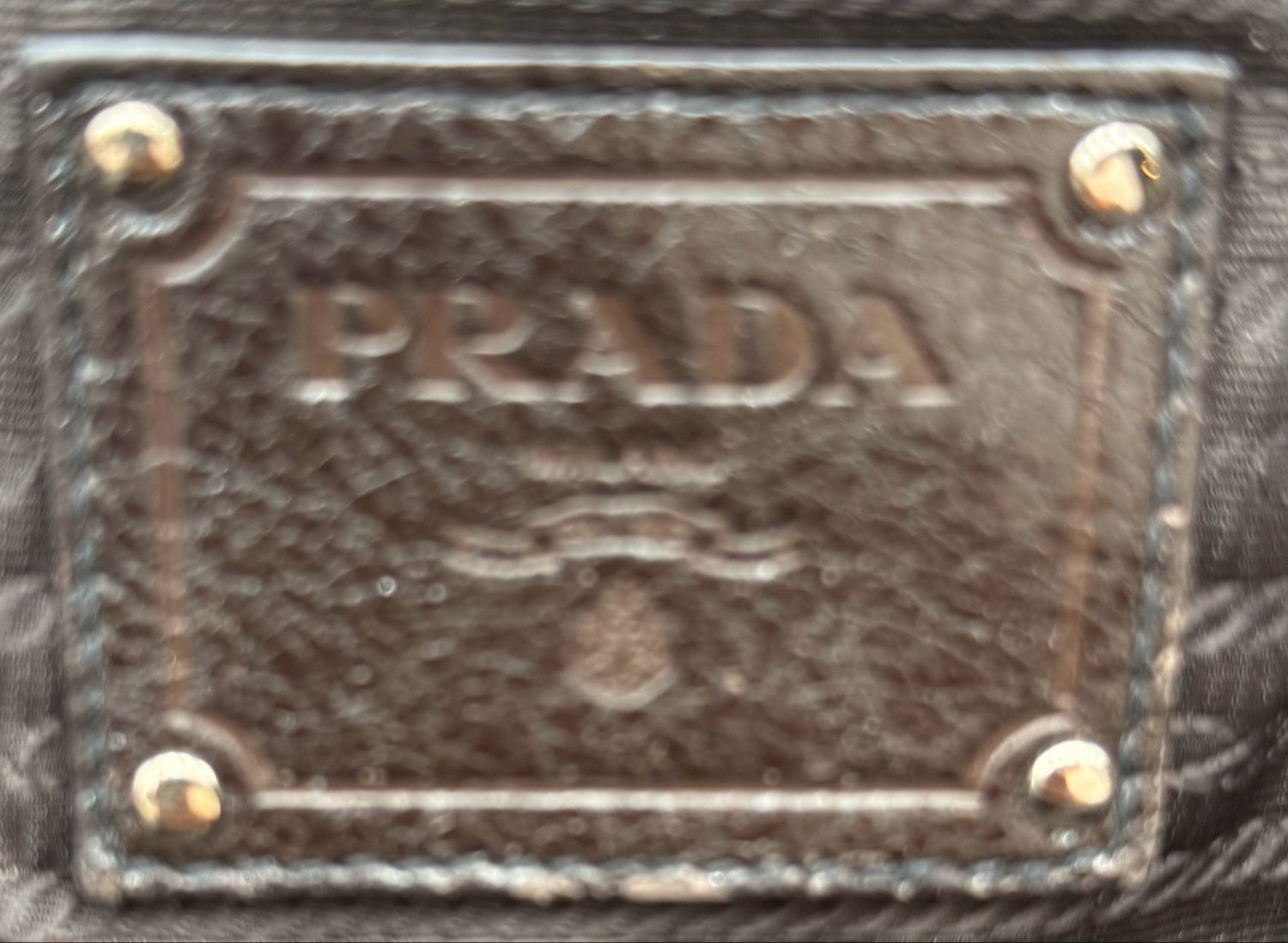 Prada Chain Tote Shoulder Bag Large