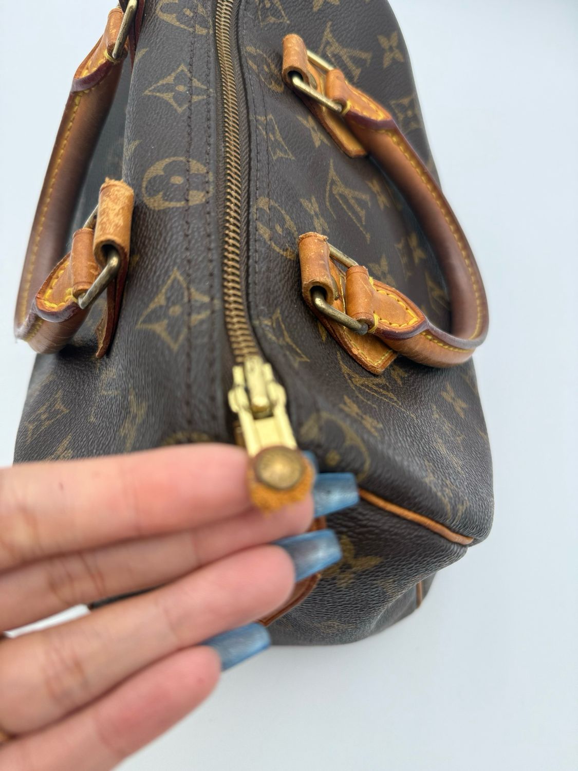 Louis Vuitton Monogram Speedy 25 Satchel Boston