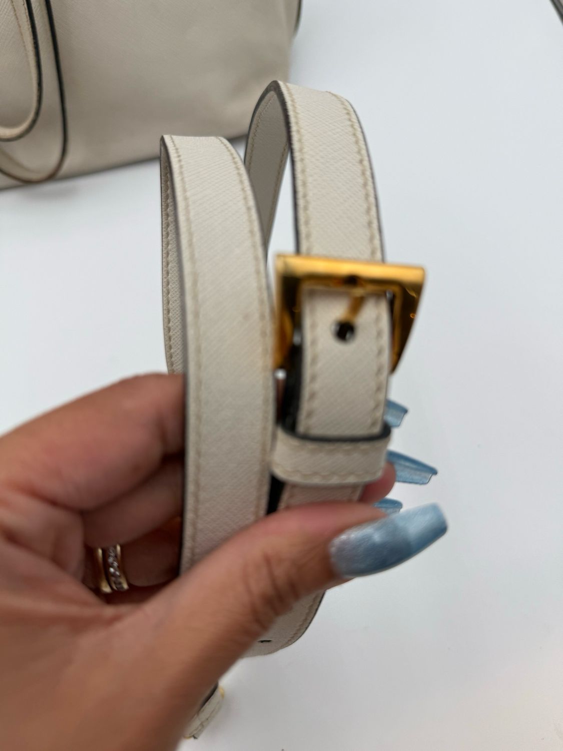 Prada Saffiano Soft Two Way Crossbody