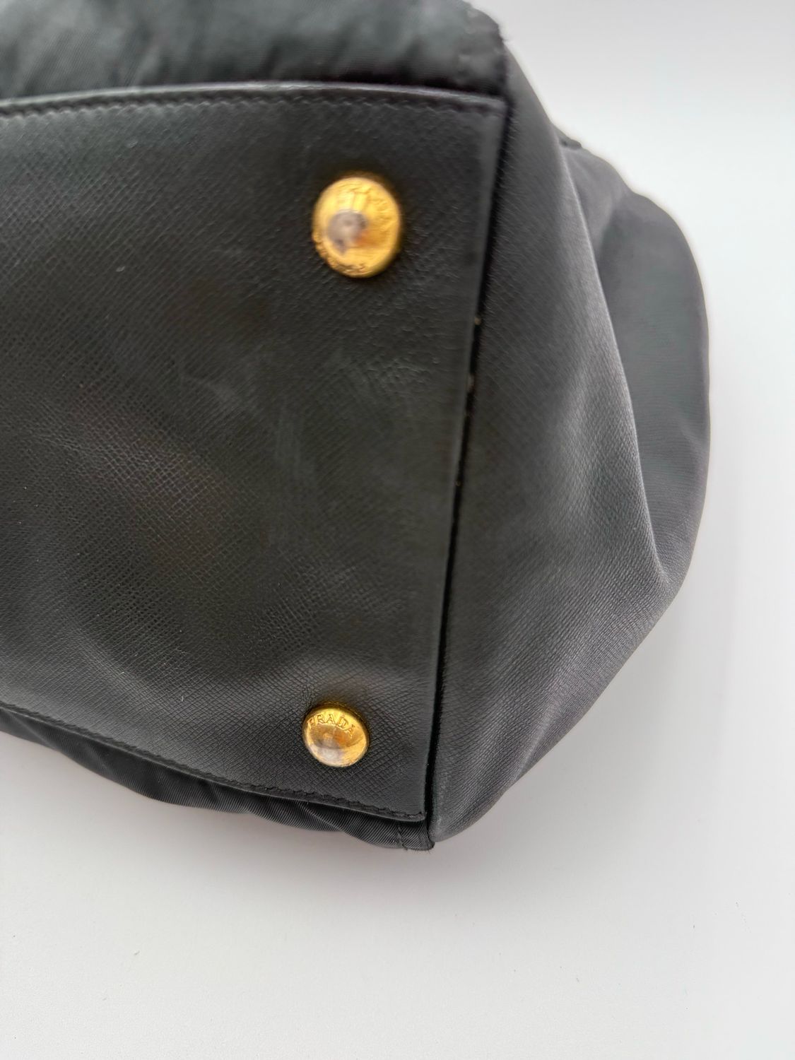 Prada Nylon Tessuto Saffiano Tote Shoulder