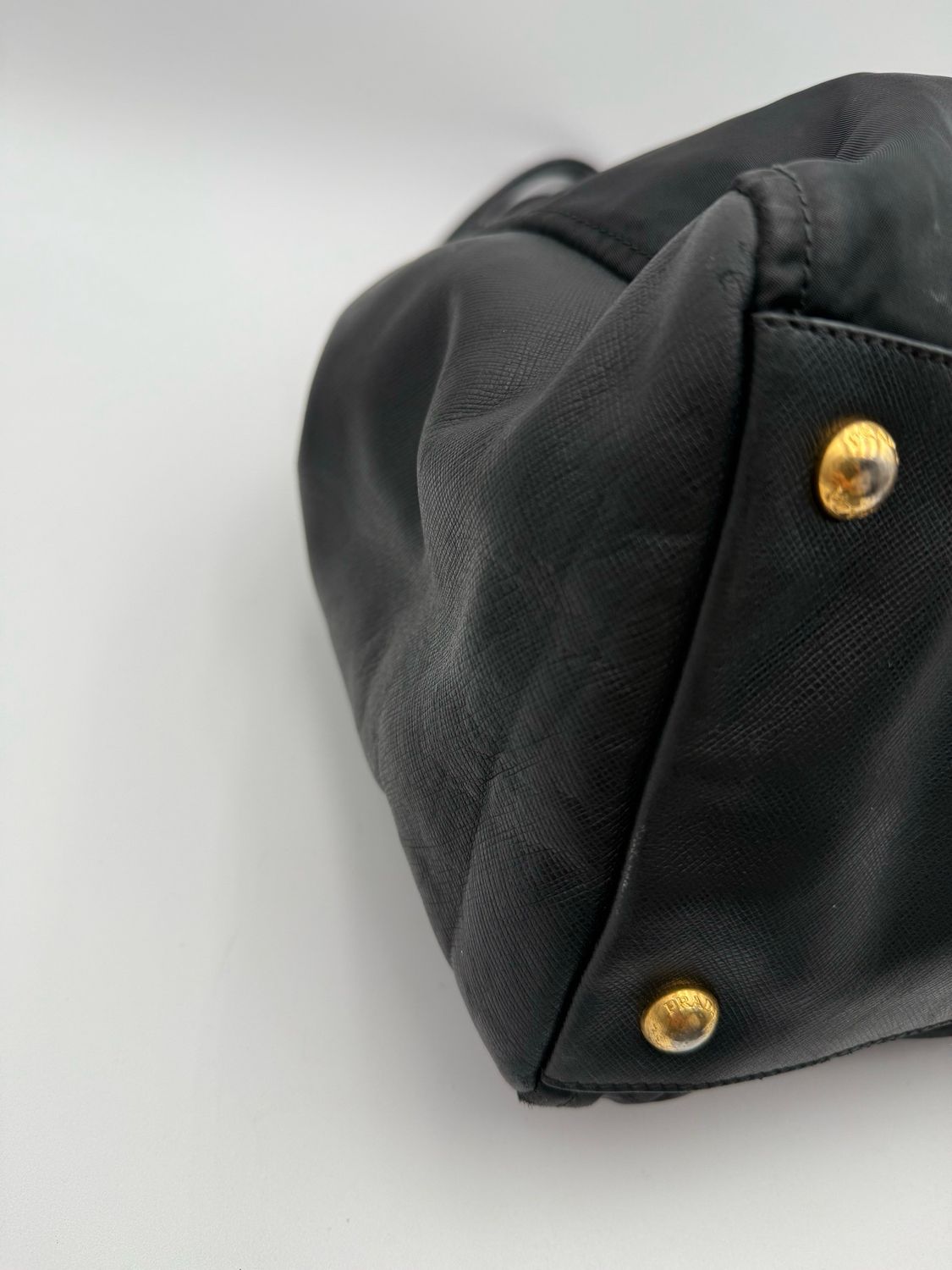 Prada Nylon Tessuto Saffiano Tote Shoulder