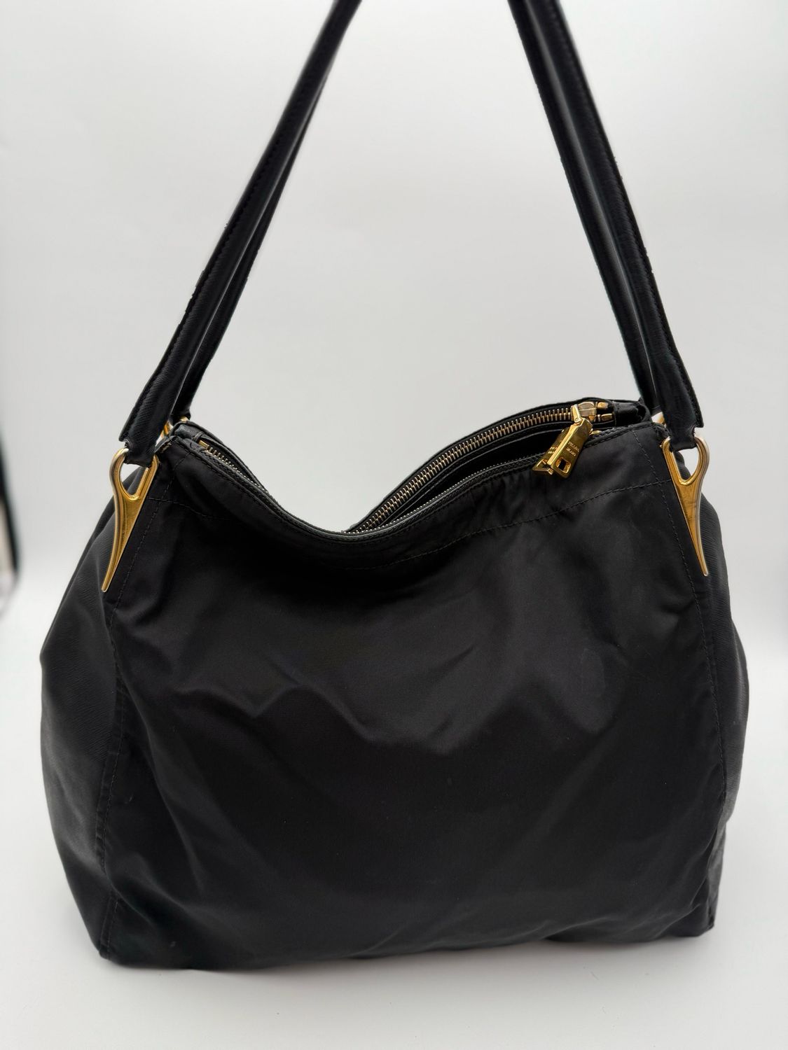 Prada Nylon Tessuto Saffiano Tote Shoulder