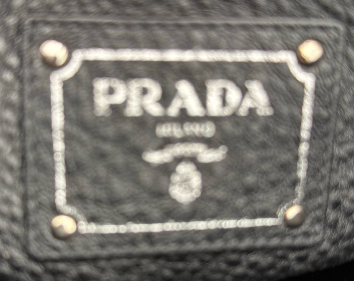 Prada Vitello Daino Hobo Shoulder Bag Zippered