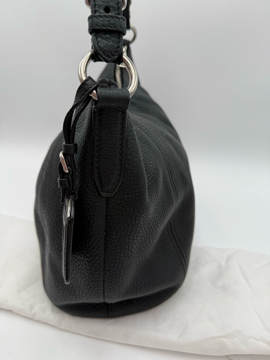 Prada Vitello Daino Hobo Shoulder Bag Zippered