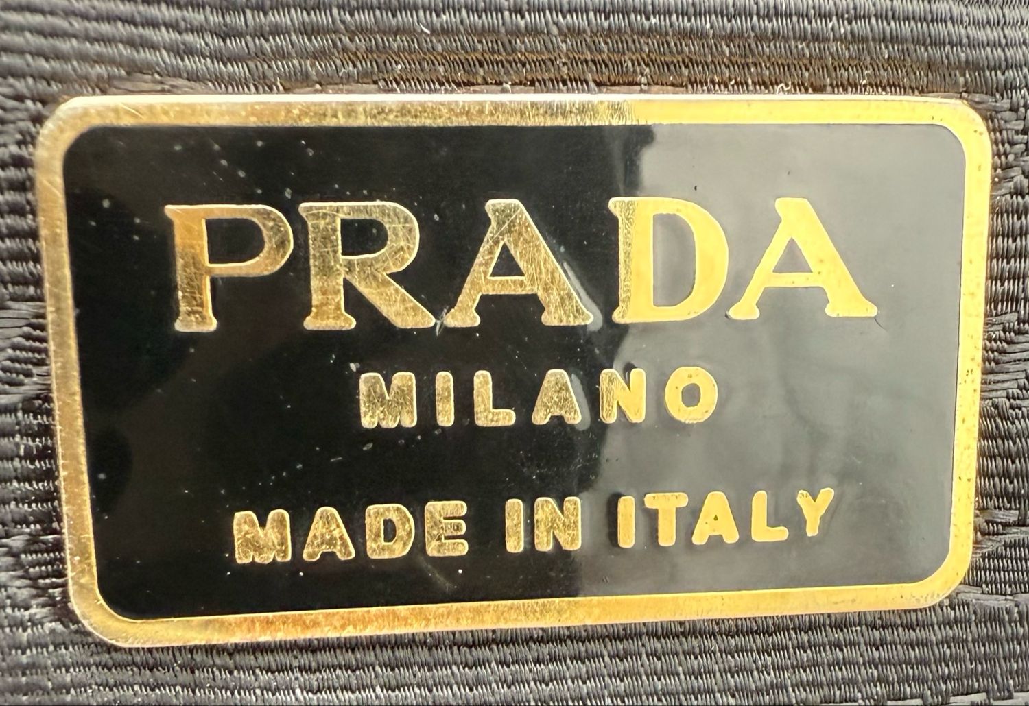 Prada Nylom Tessuto Quilted Chain Tote Shoulder