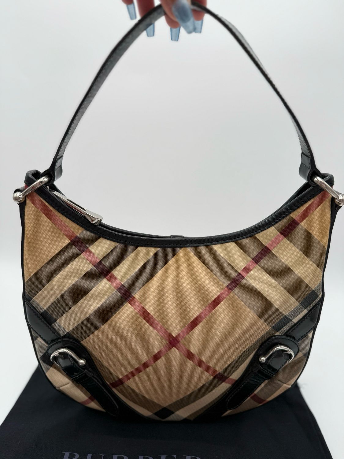 Burberry Hobo Shoulder Nova Check 
