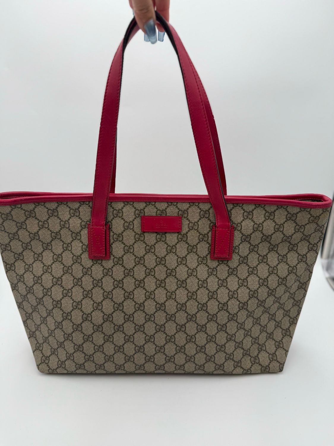 Gucci Supreme Plus Monogram Tote Zipper Limited