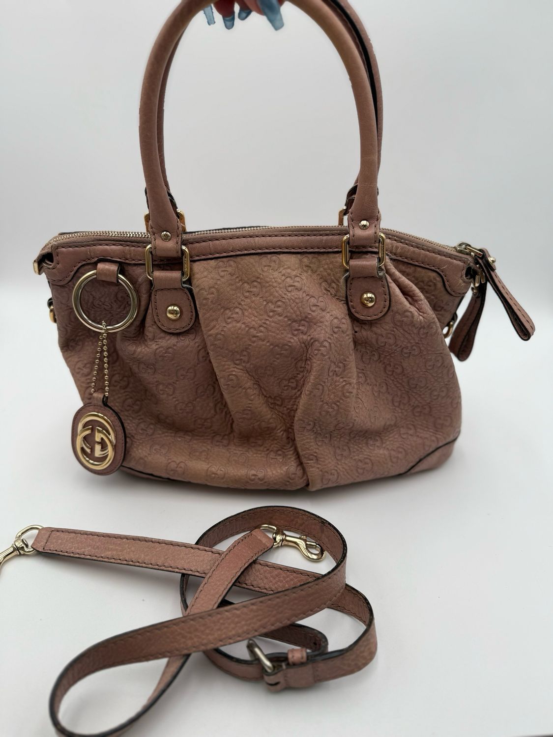 Gucci Sukey Guccissima Monogram Crossbody Messenger