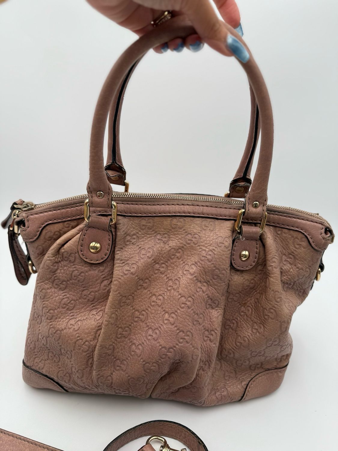 Gucci Sukey Guccissima Monogram Crossbody Messenger