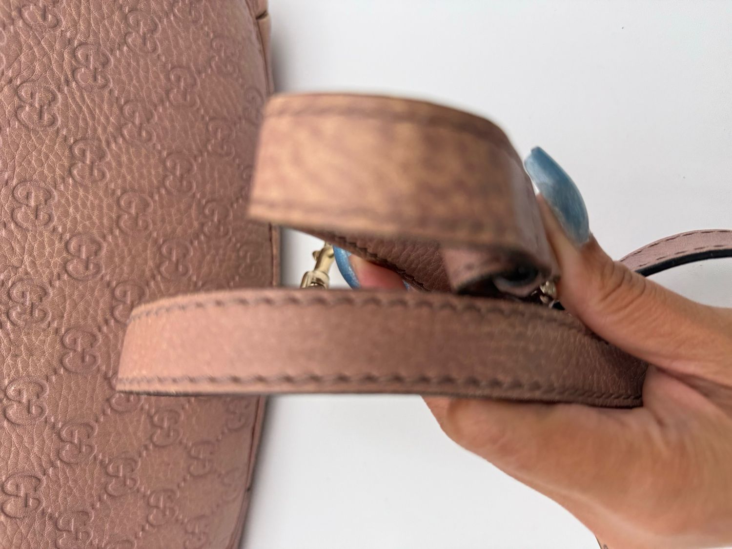 Gucci Sukey Guccissima Monogram Crossbody Messenger