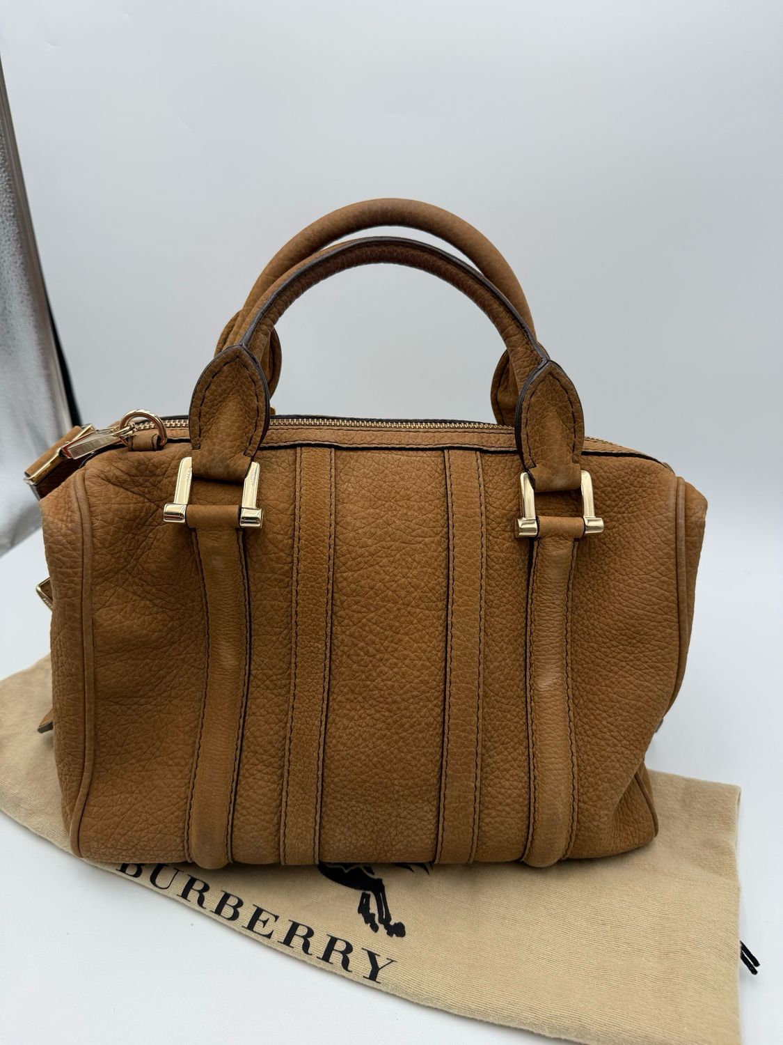 Burberry Alchester Bowler Boston Crossbody Messenger