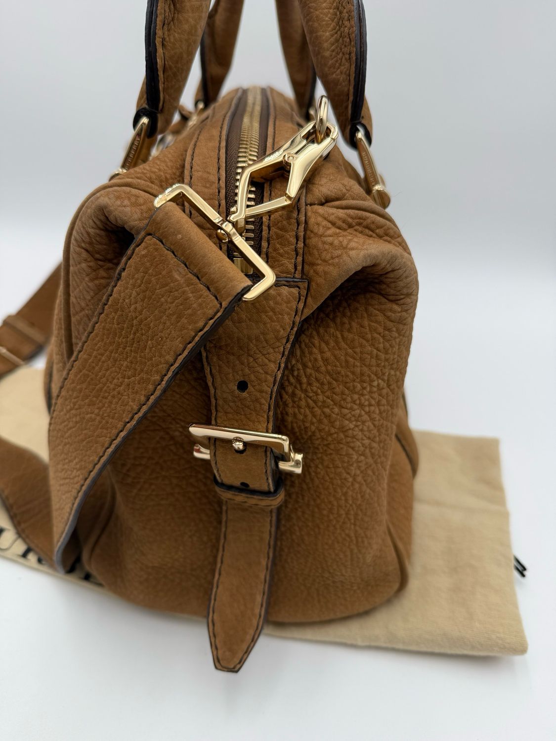 Burberry Alchester Bowler Boston Crossbody Messenger