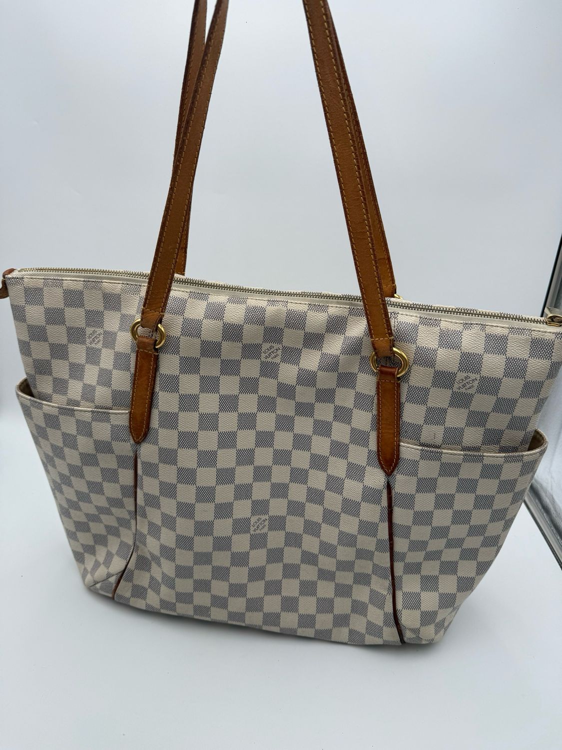 Louis Vuitton Totally GM Damier Azur Tote Shoulder