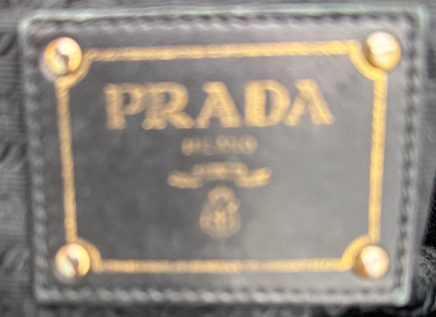 Prada Nylon Gauffre Tessuto Crossbody Black