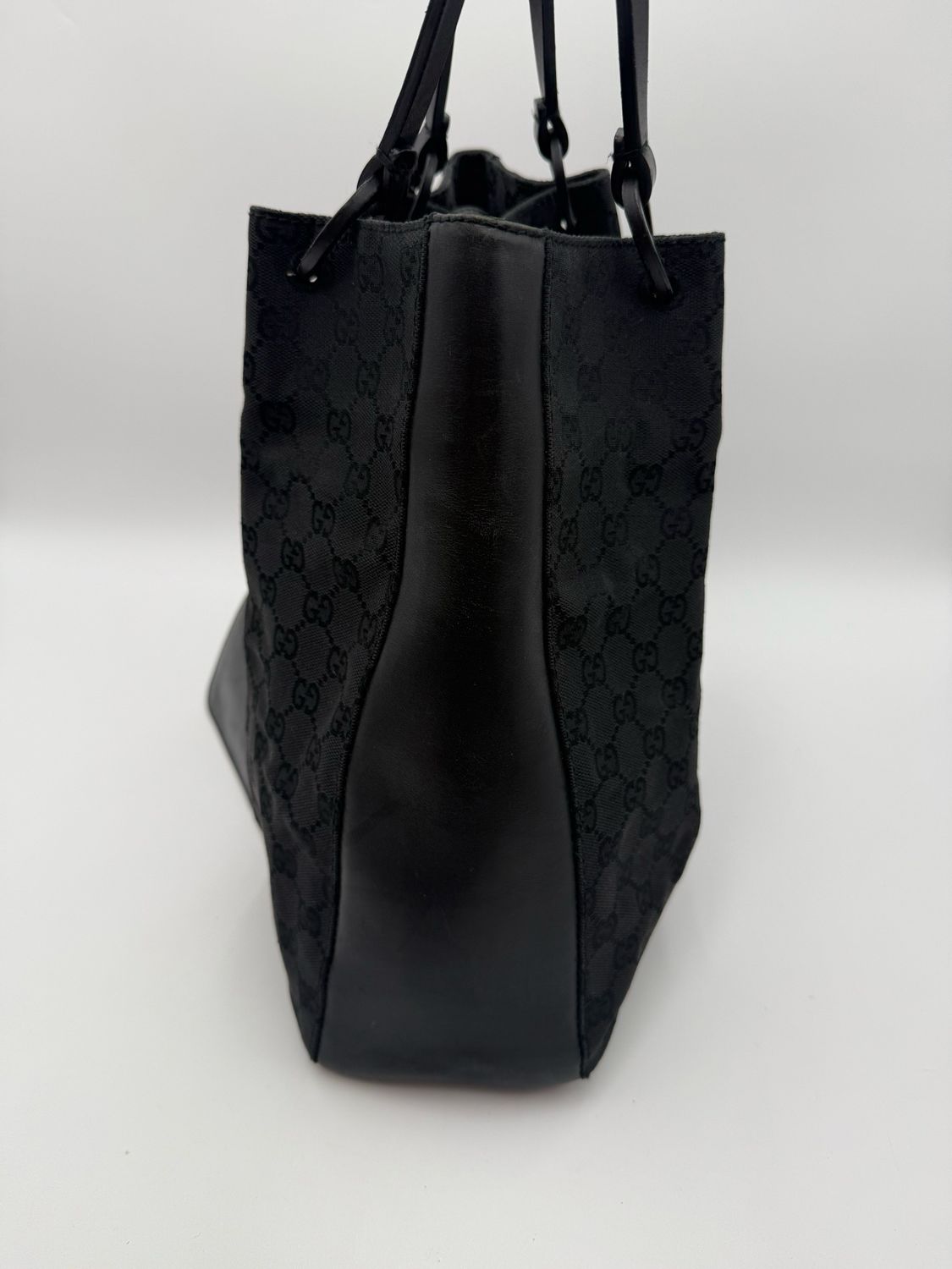 Gucci Monogram Canvas Tote Shoulder With Pouch