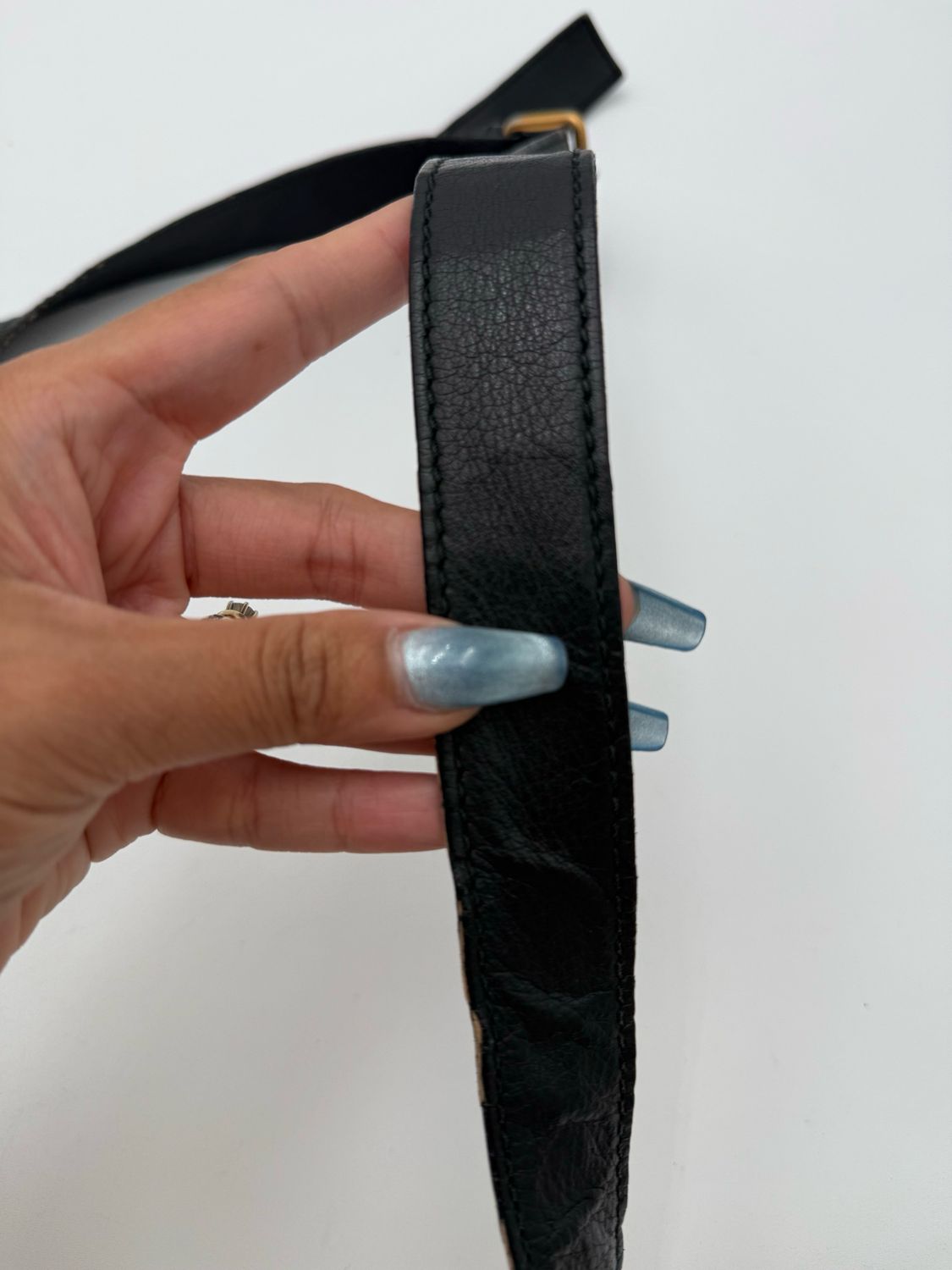 Gucci Flat Messenger Guccissima Crossbody Zipper Bag