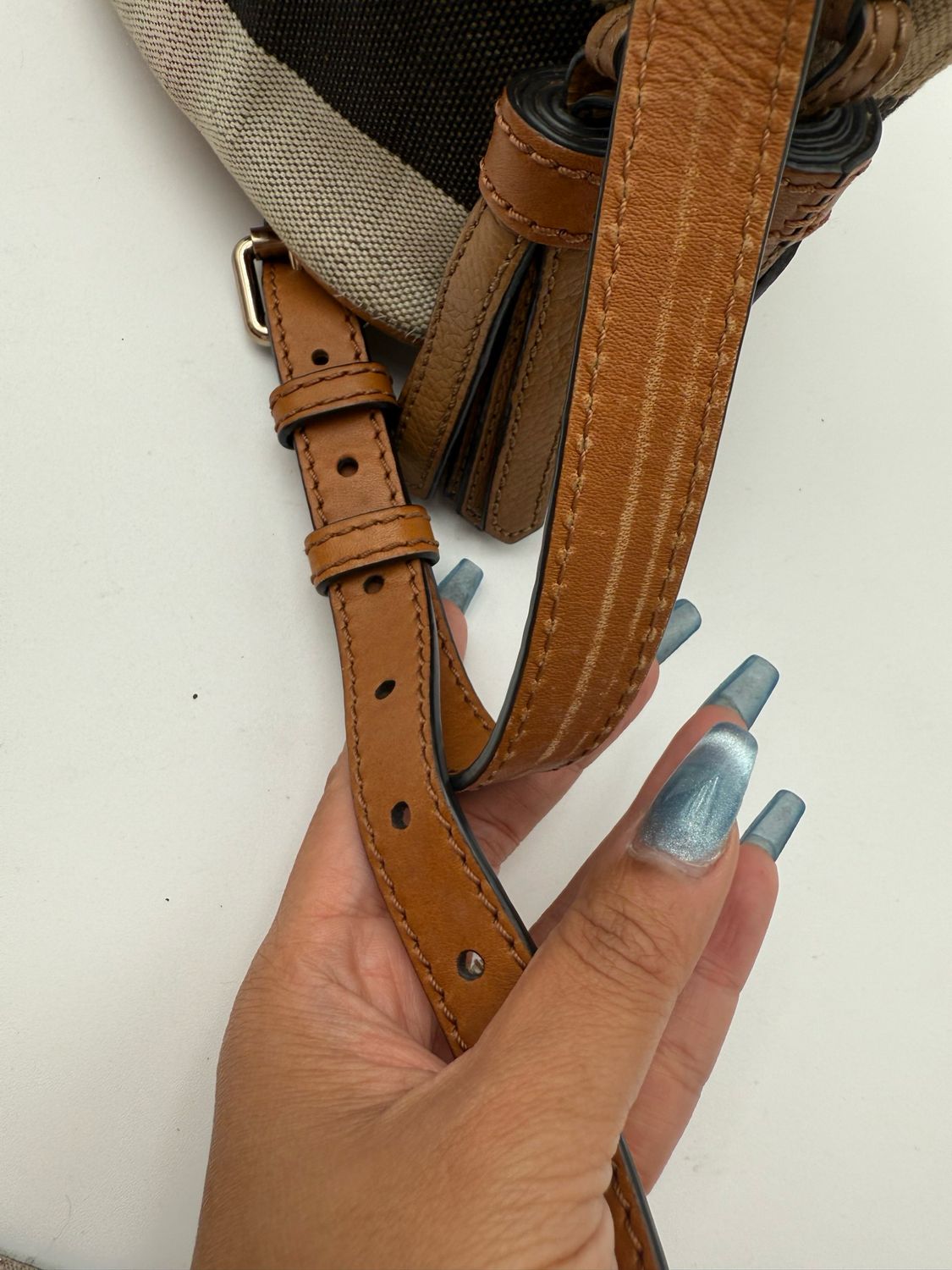 Burberry Small Ashby Crossbody Messenger Bucket Bag