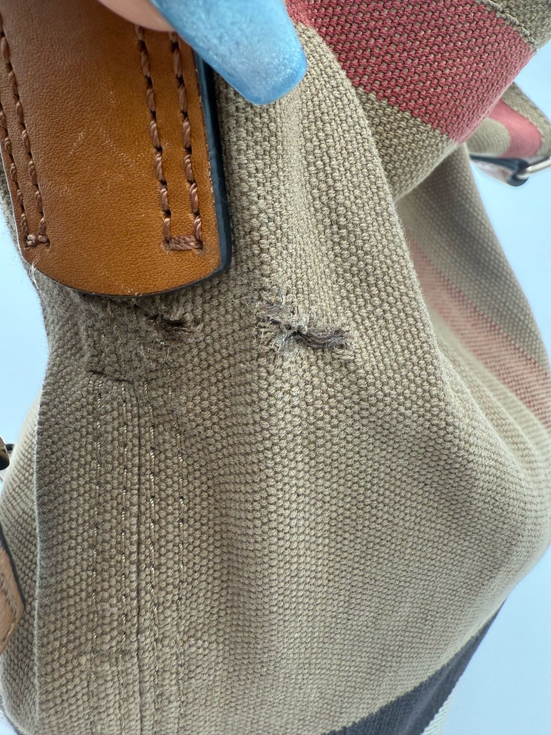 Burberry Small Ashby Crossbody Messenger Bucket Bag
