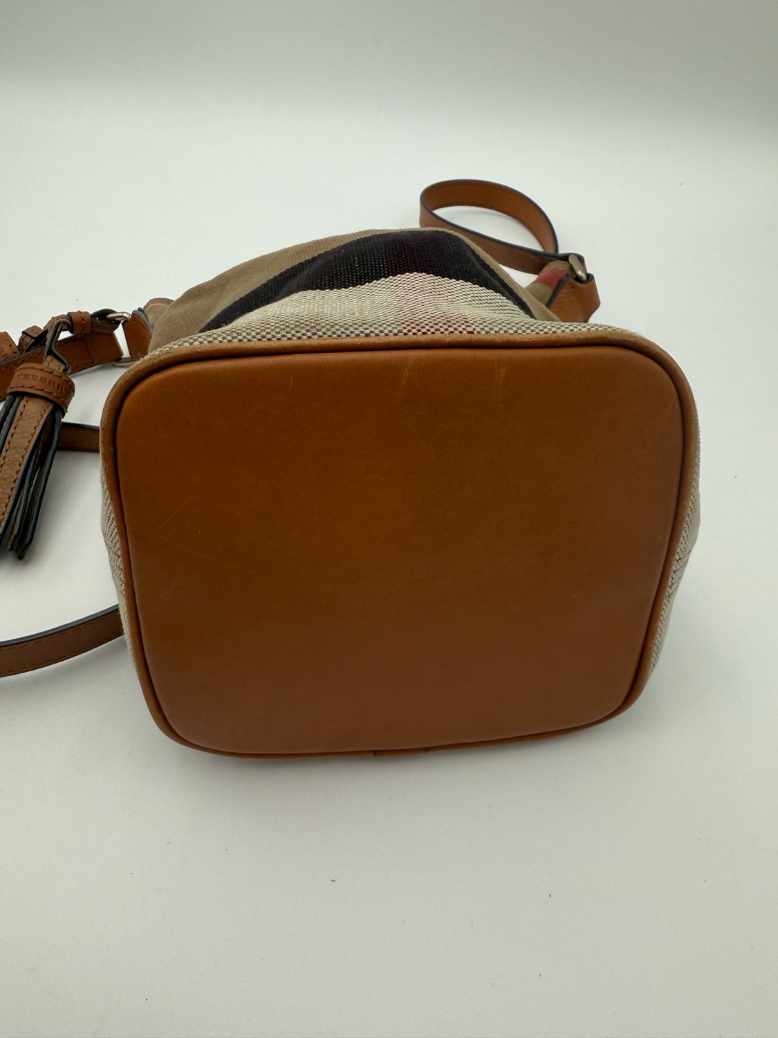 Burberry Small Ashby Crossbody Messenger Bucket Bag