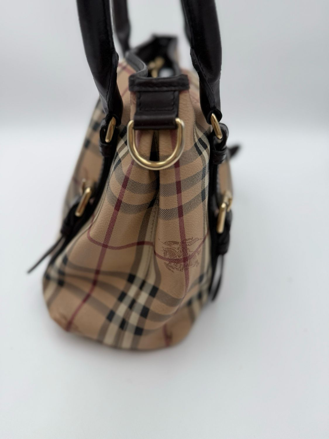 Burberry Haymarket Check Northfield Convertible Tote