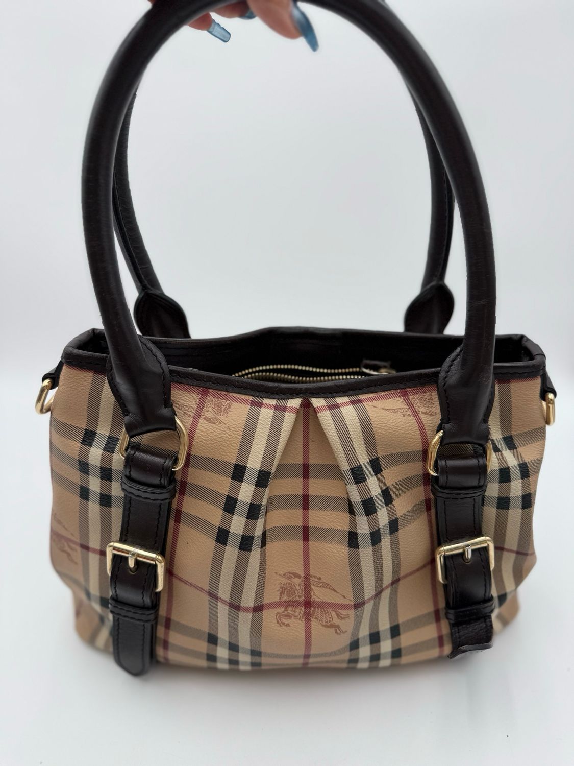 Burberry Haymarket Check Northfield Convertible Tote
