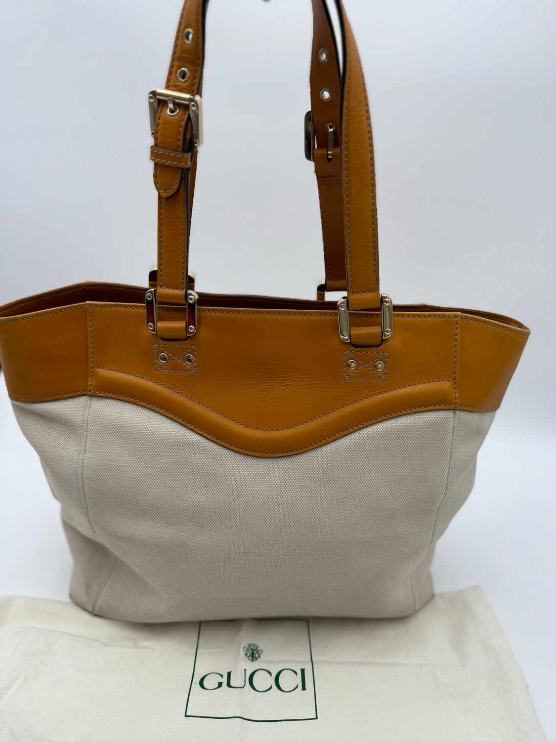 Gucci Canvas Hysteria Tote Shoulder Top Handle