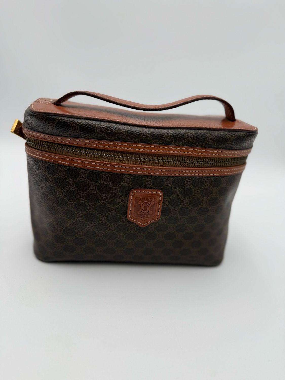 Celine Macadam Vanity Pouch Cosmetic Case