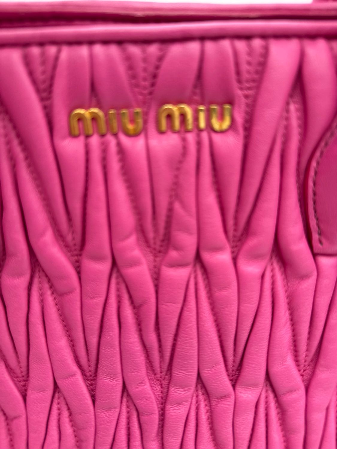 Miu Miu Matelasse Nappa Crossbody Messenger Bag