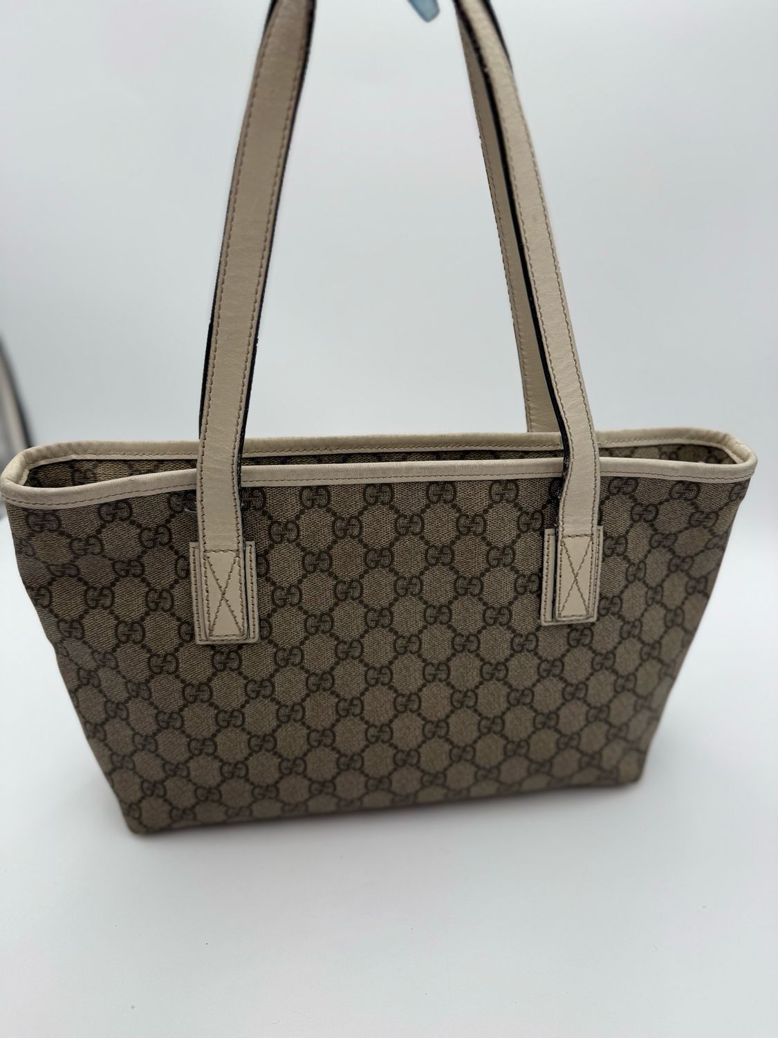 Gucci Supreme Small Tote Zipper Shoulder Bag