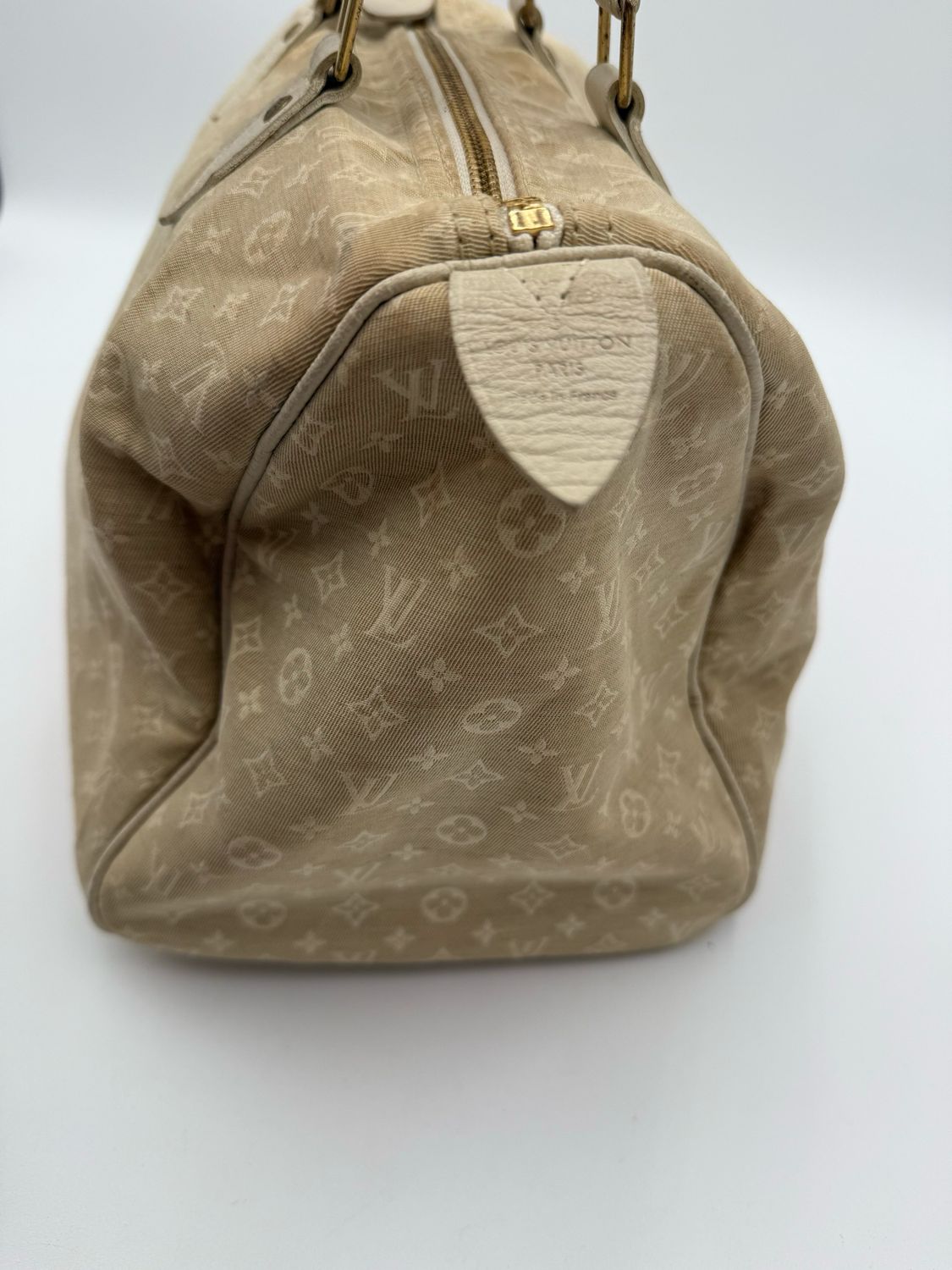 Louis Vuitton Mini Lin Speedy 30 Boston Satchel