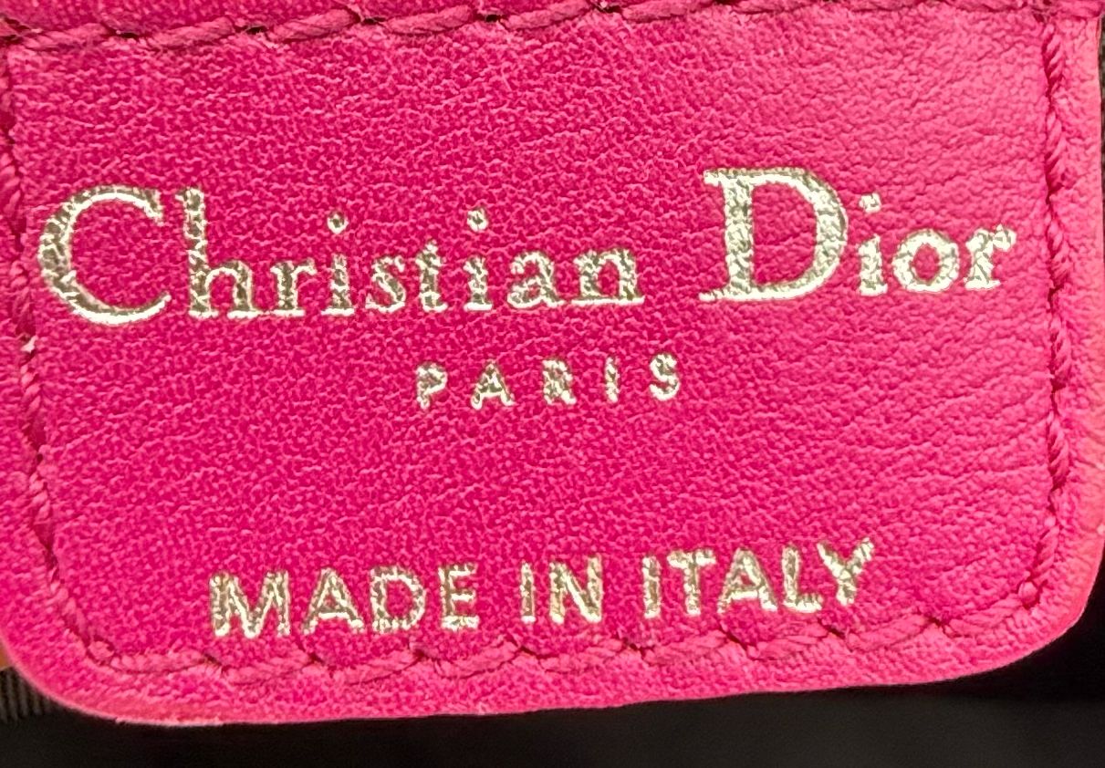 Christian Dior Lovely Diorissimo Tote Whipstitch Shoulder Bag