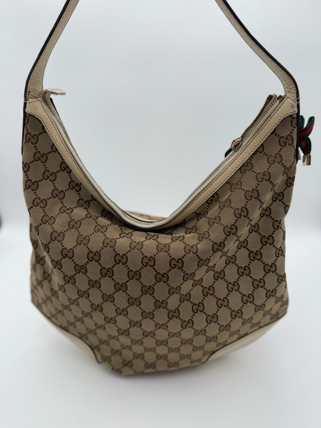 Gucci Monogram Canvas Hobo Shoulder Princy