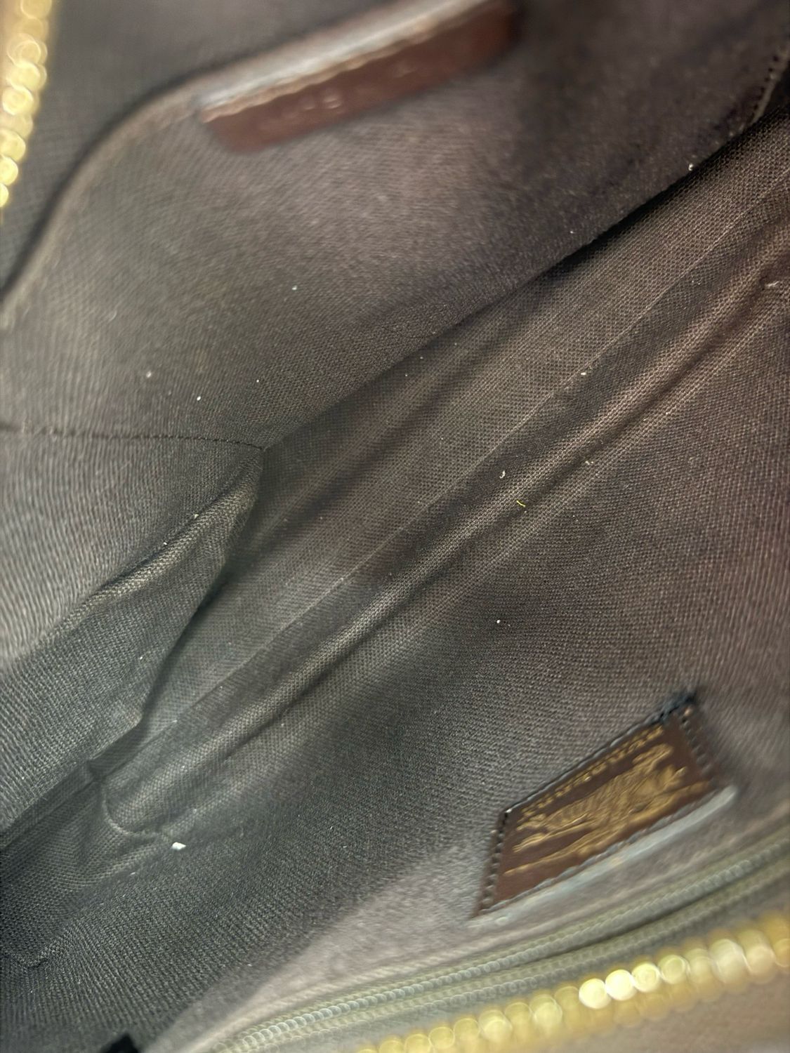 Burberry Haymarket Check Hobo Brooklyn Shoulder Bag