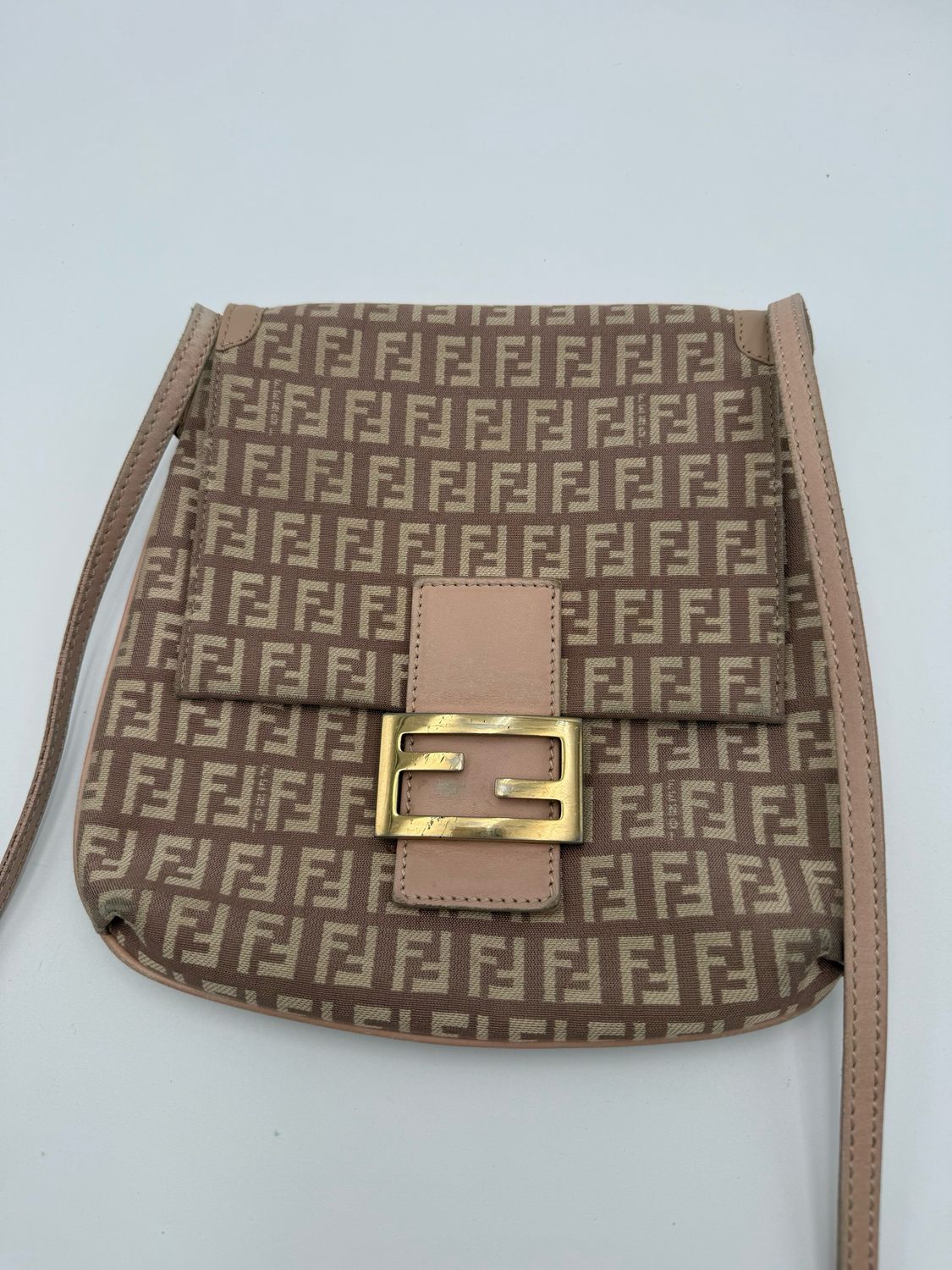 Fendi Zucca Messenger Crossbody