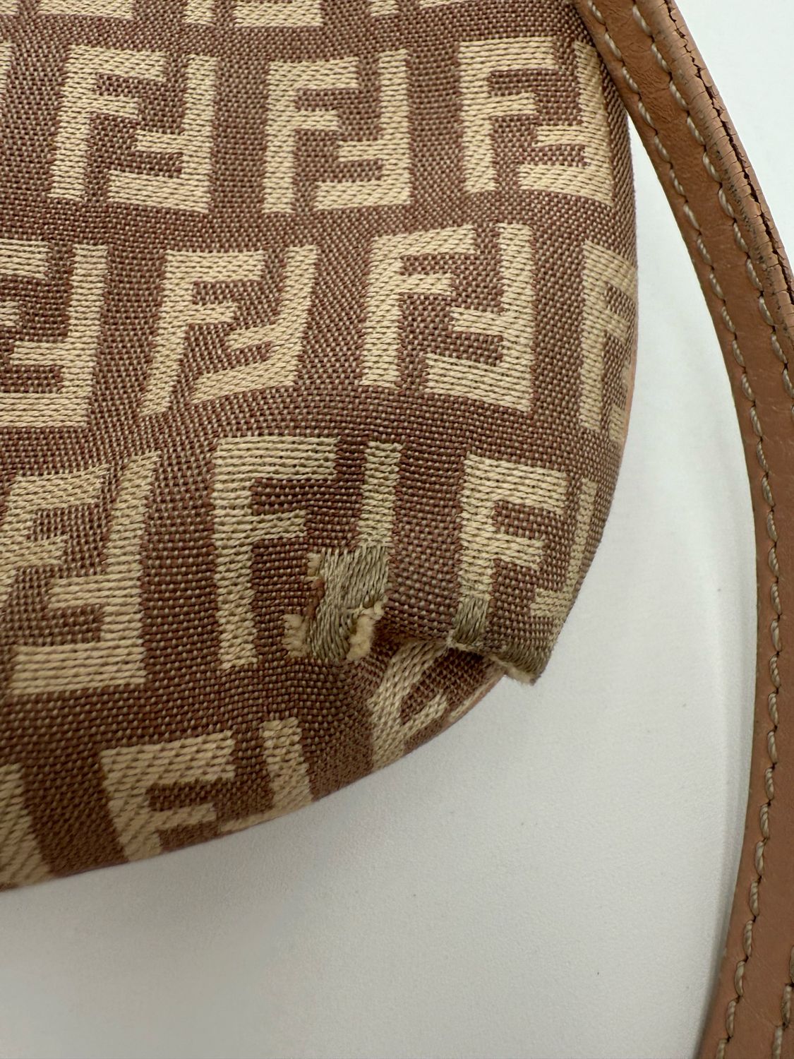 Fendi Zucca Messenger Crossbody