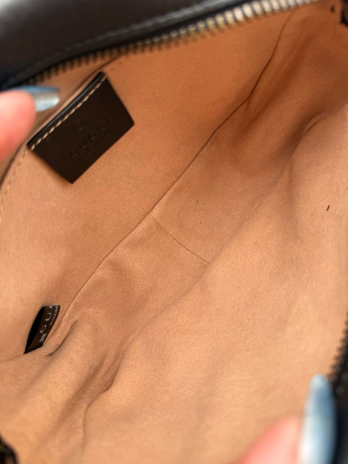 Gucci Marmont Black Messenger Matelasse Mini Camera Bag