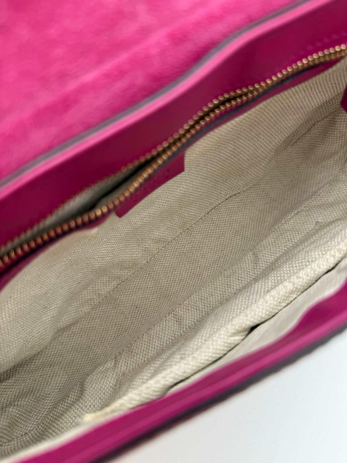 Gucci Soho Medium Flap Messenger Crossbody Patent
