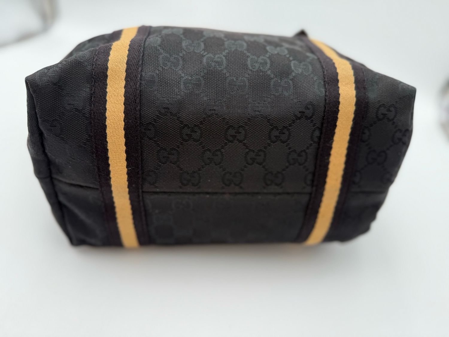 Gucci Canvas Joliceur Web Tote Shoulder Bag