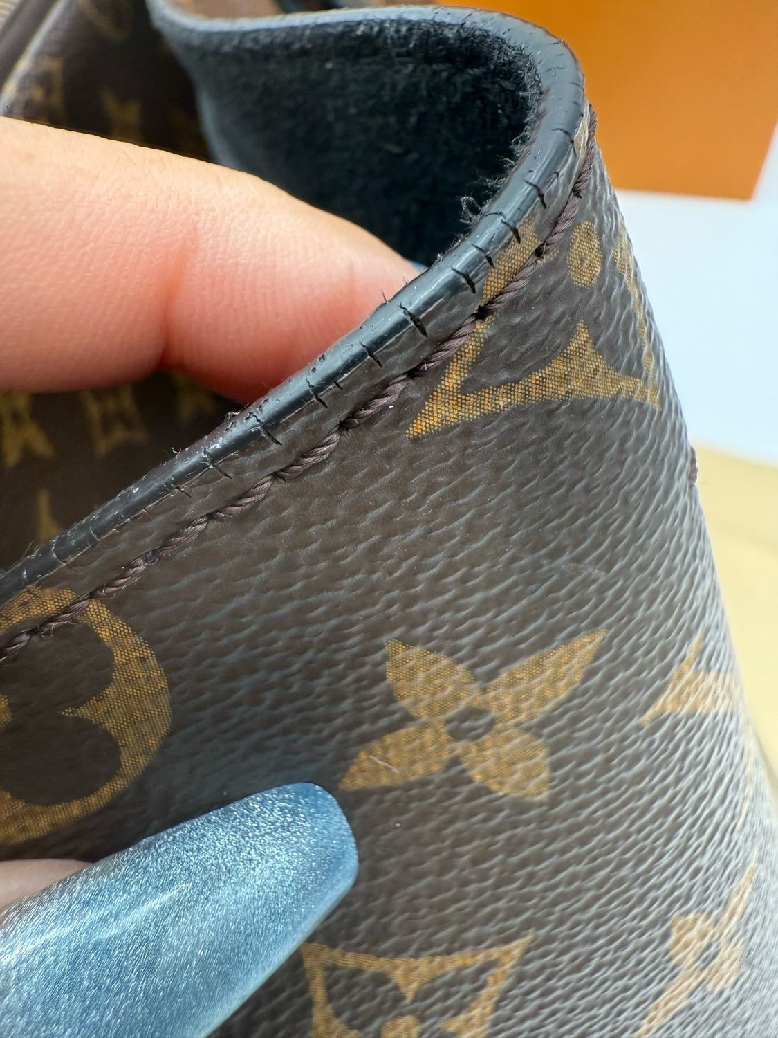 Louis Vuitton Monogram Shoulder Flower Tote Black Leather