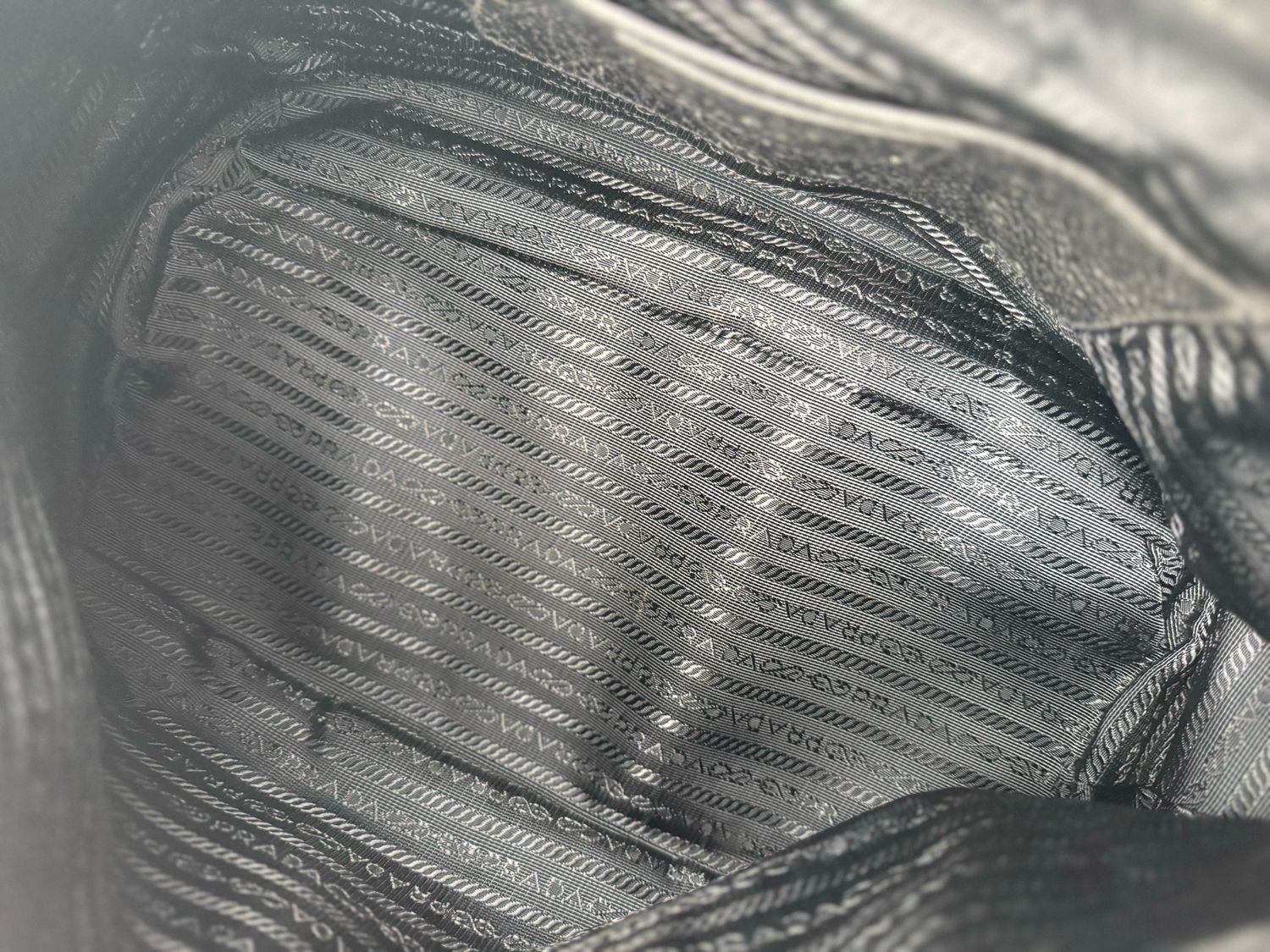 Prada Vitello Daino Hobo Shoulder Bag 