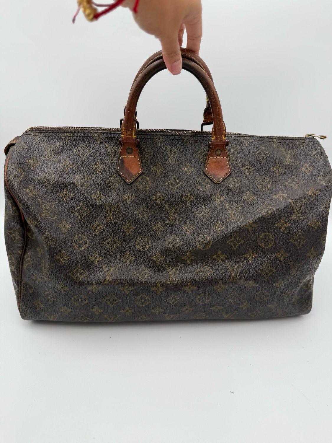 Louis Vuitton Monogram Boston Satchel Speedy 40