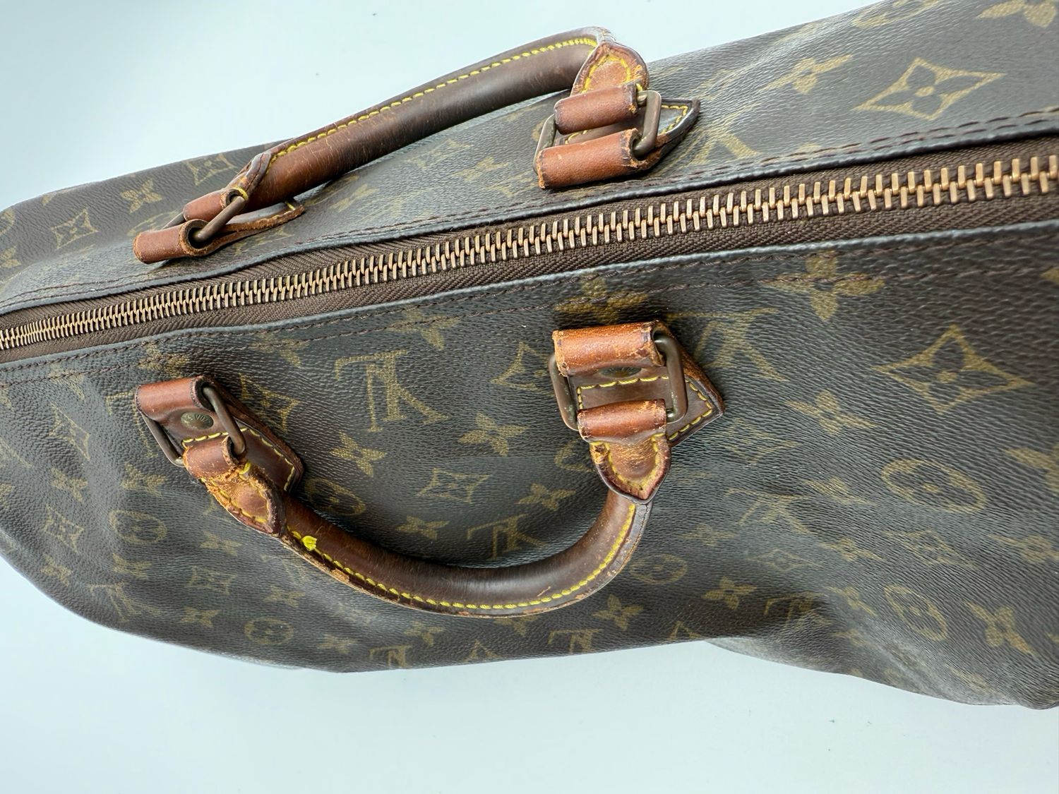 Louis Vuitton Monogram Boston Satchel Speedy 40