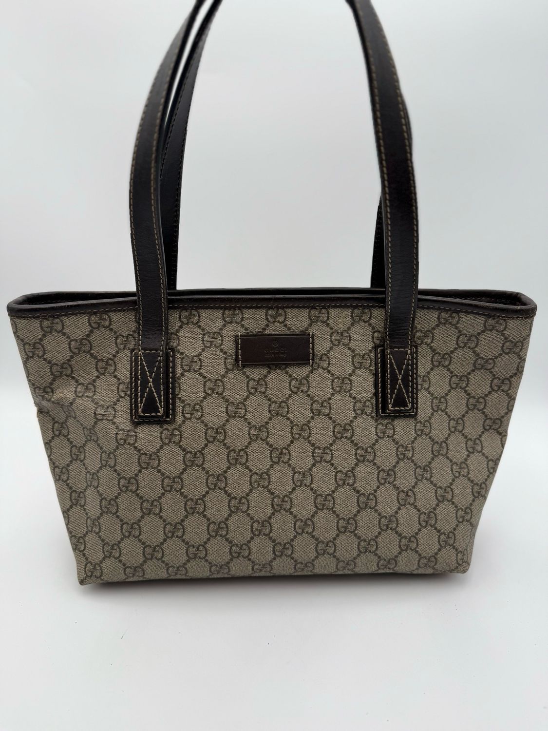Gucci Supreme Zipper Tote Small