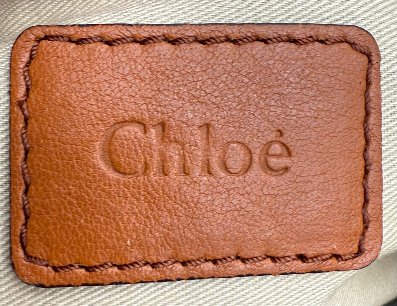 Chloe Paraty Hobo Shoulder Bag Two Tone