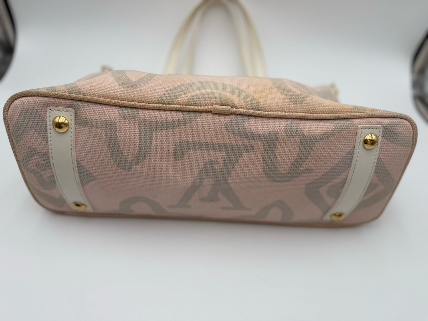 Louis Vuitton Tahitienne Cabas Canvas PM Shoulder Tote Bag