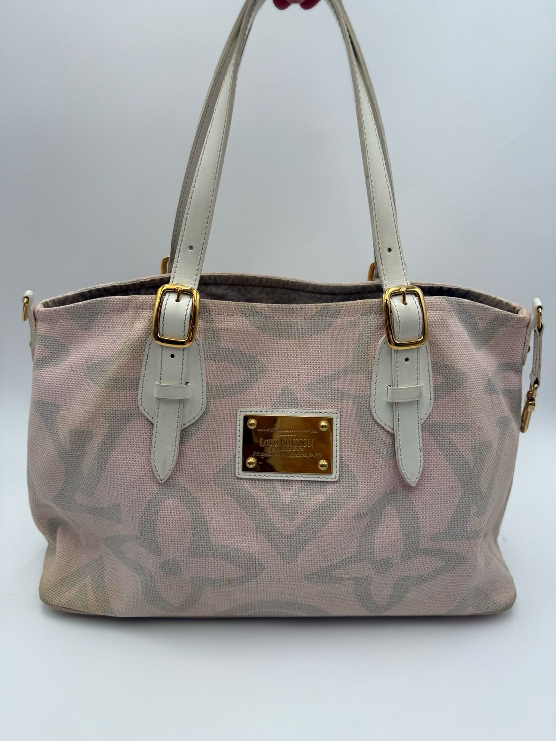 Louis Vuitton Tahitienne Cabas Canvas PM Shoulder Tote Bag