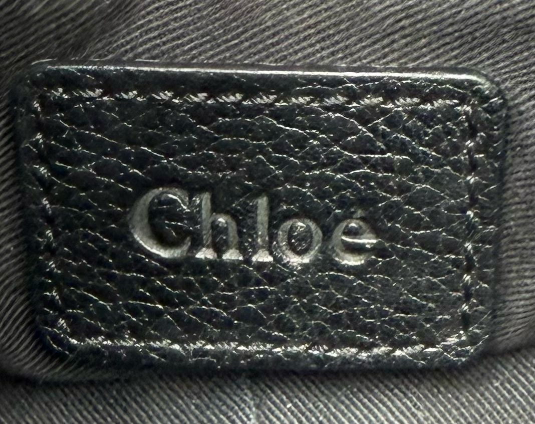 Chloe Paraty Black Medium Crossbody Calfskin Messenger Tote