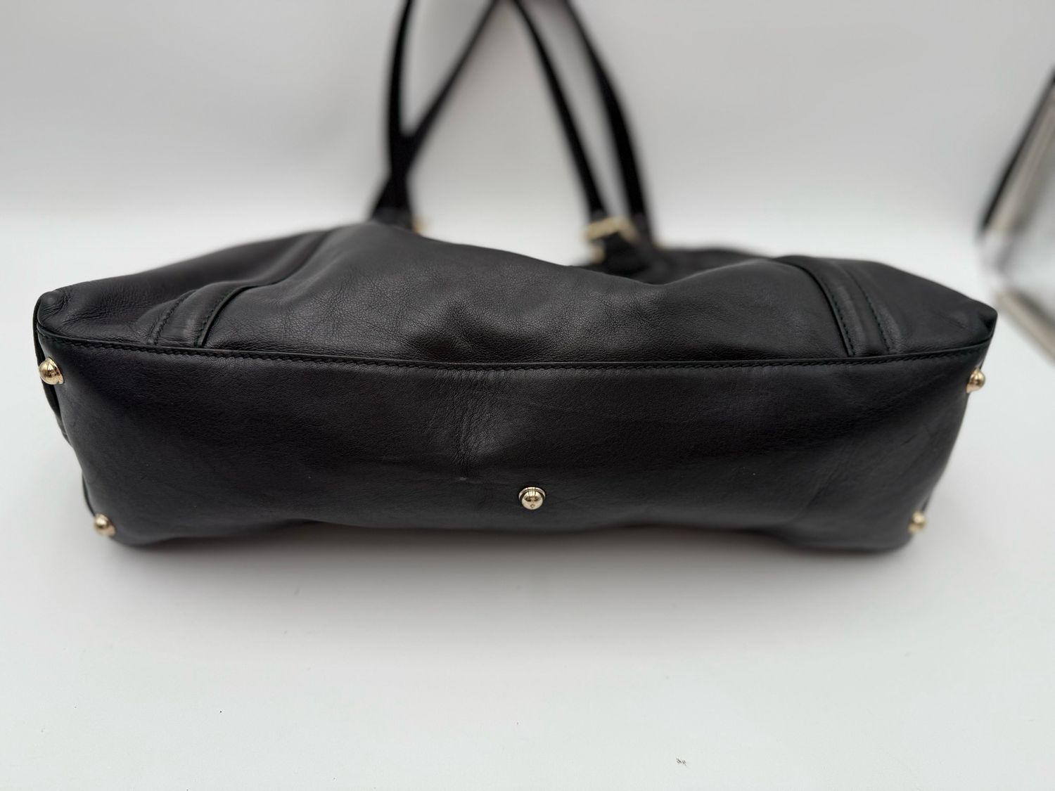 Gucci Soft Leather Medium Britt Tote Shoulder Bag