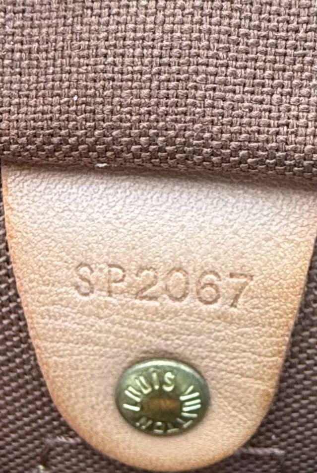 Louis Vuitton Speedy 25 Monogram Satchel Top Handle