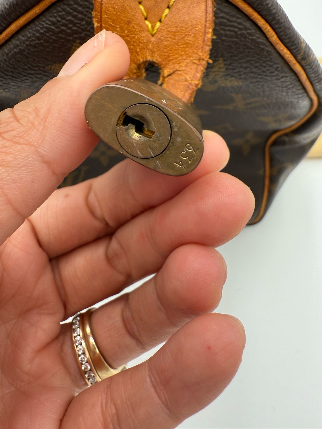 Louis Vuitton Monogram Speedy 25 Boston Satchel Top Handle 